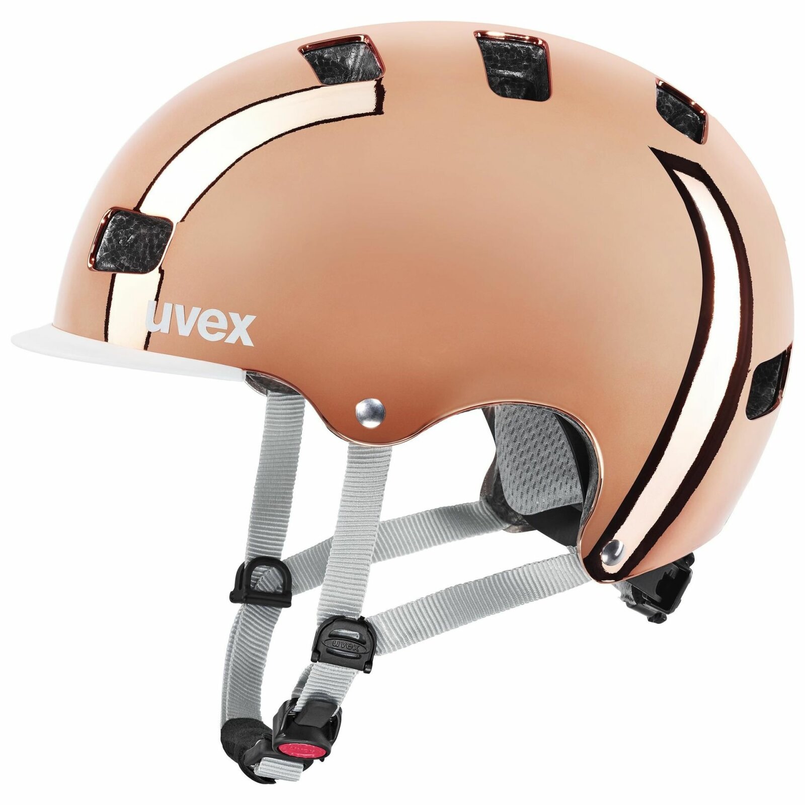Cyklistická přilba UVEX hlmt 5 bike pro chrome 2023