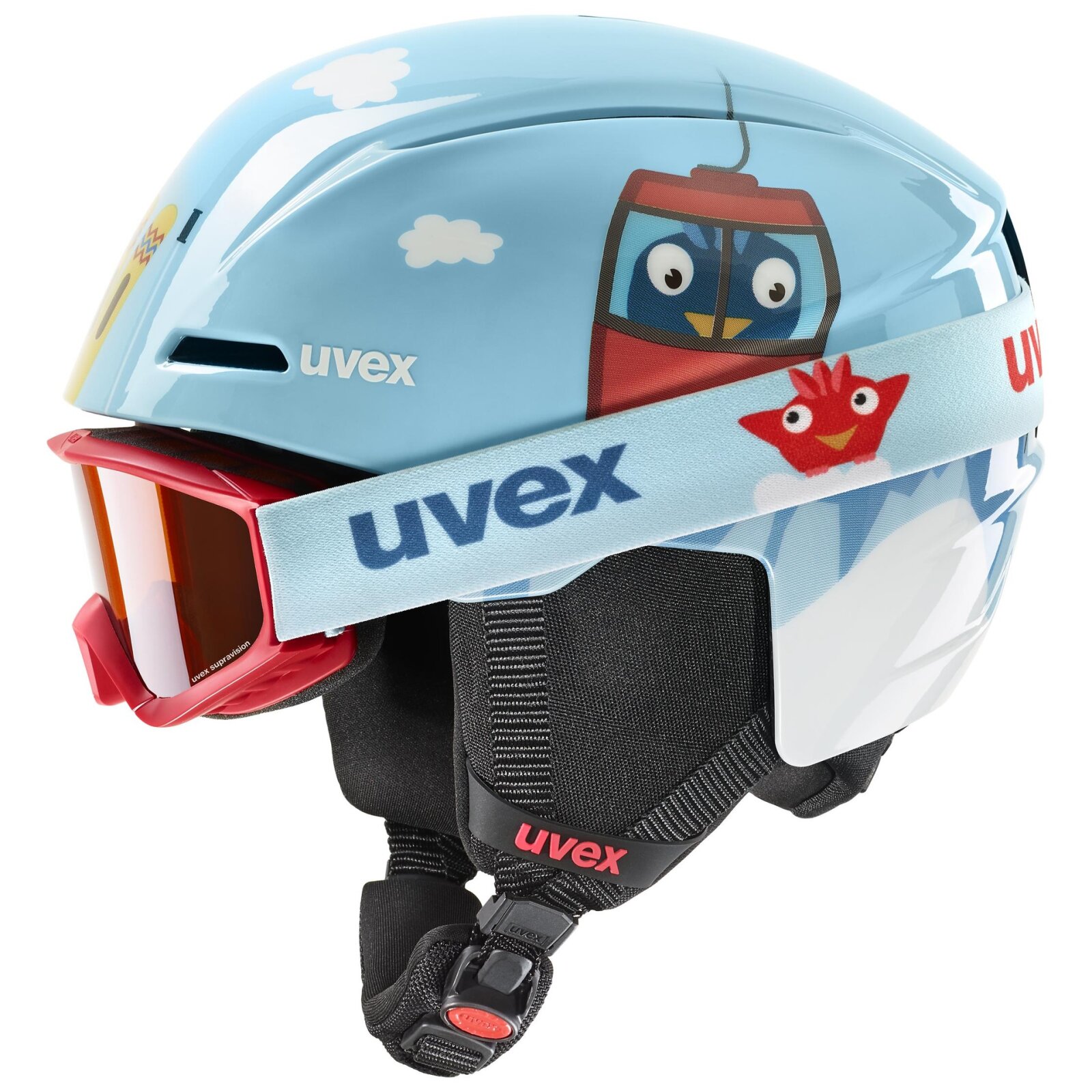 Dětská lyžařská přilba UVEX viti SET 23/24