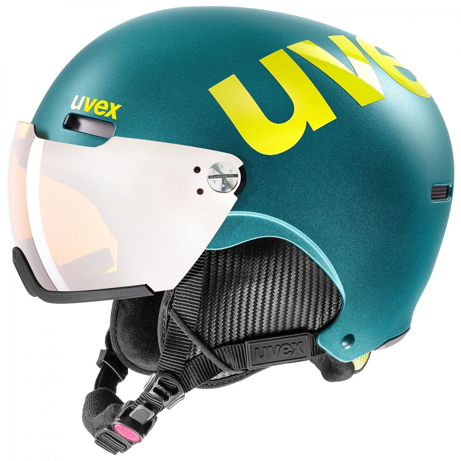 Lyžařská přilba UVEX hlmt 500 visor 20/21