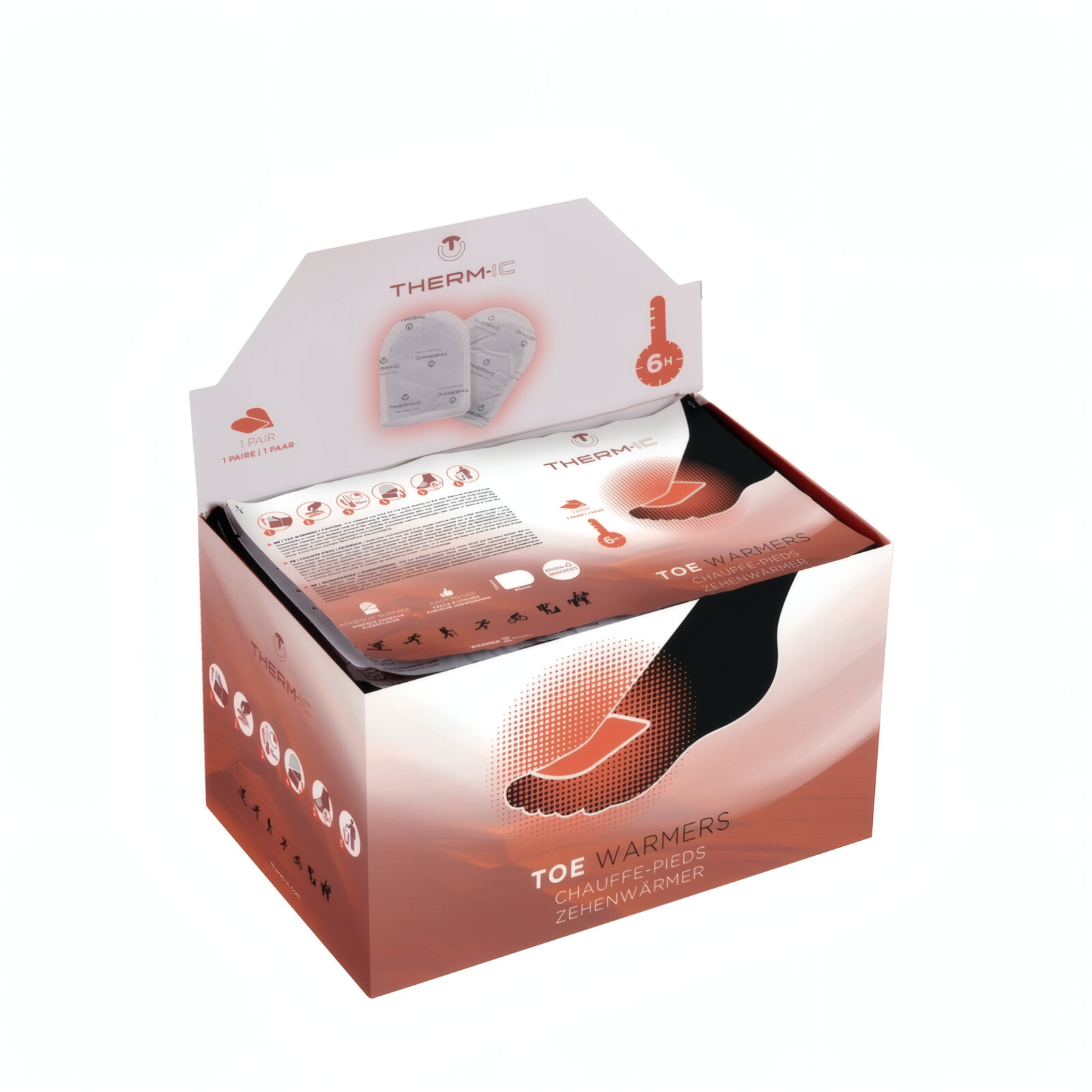 Hřejivé polštářky na prsty Therm-ic Toe Warmers
